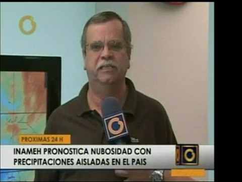 El Inameh pronostica nubosidad con precipitaciones para las