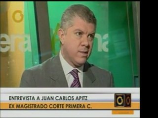 El ex magistrado Juan Carlos Apitz calificó como una "tracal