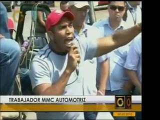 Trabajadores de MMC protestaron ante la Inspectoría del Trab