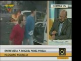 Filósofo político Miguel Pérez Pirela considera que las acus