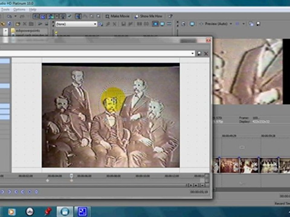 Creating the"Ken Burn's" effect in Sony Movie Studio