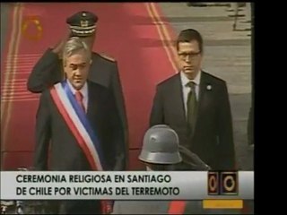 En Santiago de Chile se da una ceremonia religiosa por las v