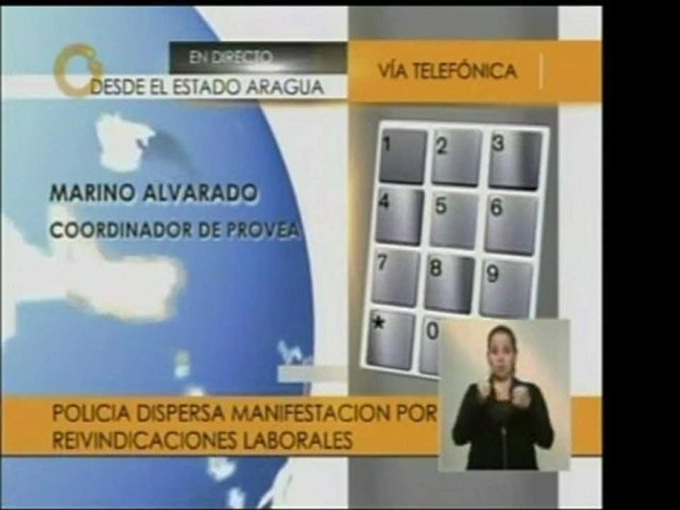 Protesta por los derechos laborales de varios sindicatos en