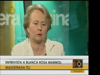 Magistrada Blanca Rosa Mármol de León explica por qué votó e