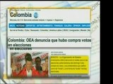 OEA en Colombia denuncia compra de votos en proceso eleccion