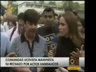 La rectora de la UCV califica de "atentado terrorista" ataqu