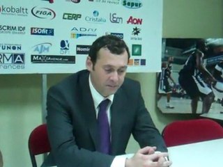 Conférence de presse, PL-Vichy avec Christophe Denis et Andrew Albicy