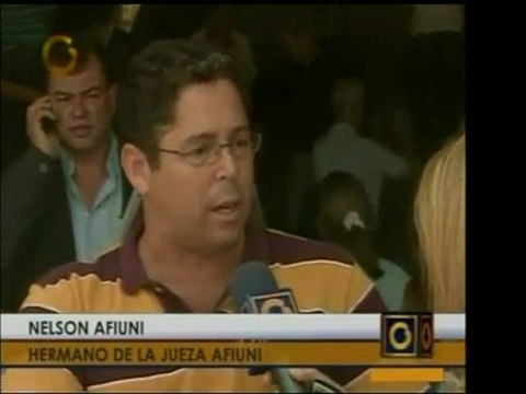 Audiencia preliminar de la jueza María de Lourdes Afiuni Mor