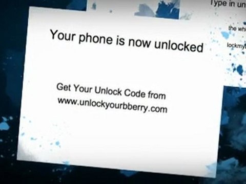 How to Unlock Blackberry Curve 8900