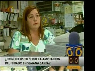 Encuesta de calle a usuarios y comerciantes acerca del decre
