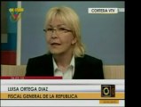 Fiscal General, Luisa Ortega Díaz, habla de las acciones del