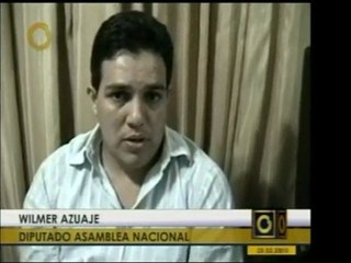 Wilmer Azuaje, dip. de Podemos, envía un mensaje desde su re