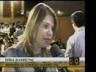 Hermana de Oswaldo Álvarez Paz dijo que nunca imaginó tener