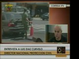 El Dir. Nac. de Protección Civil, Luis Díaz Curvelo, estimó