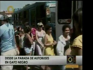 En la estación de autobuses hacia el Litoral, en Gato Negro,