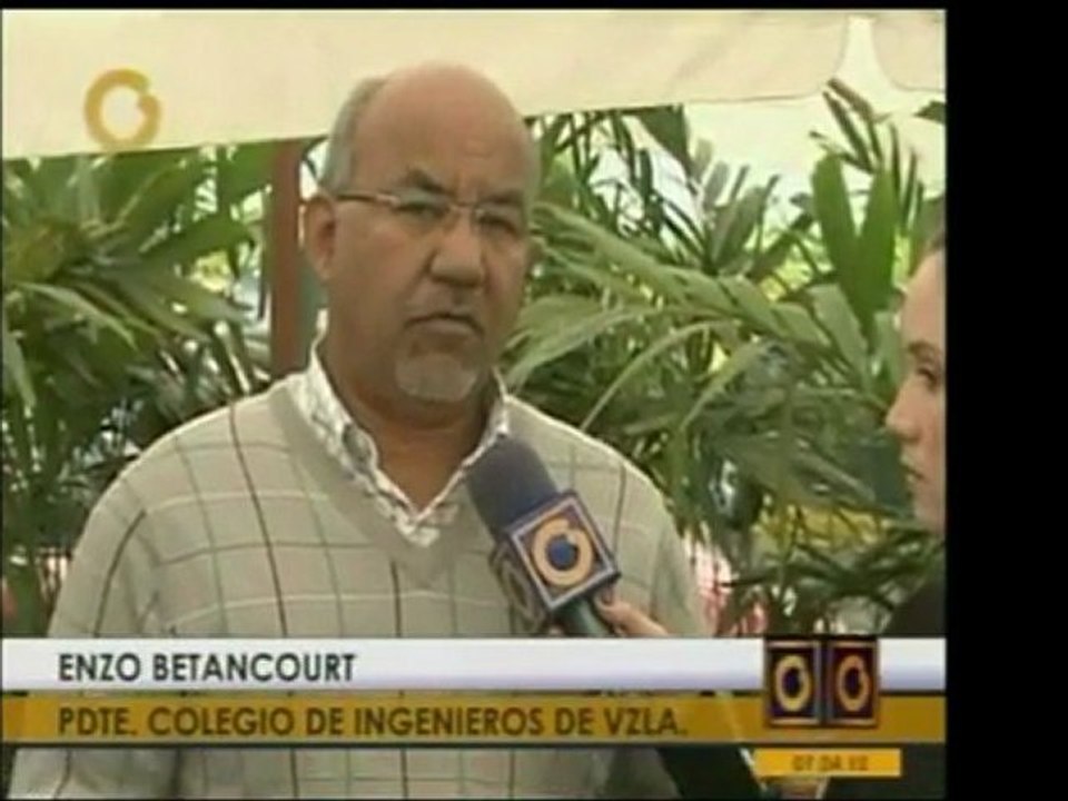 Colegio de Ingenieros de Venezuela da recomendaciones  para