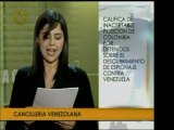 Luego que la Cancillería venezolana acusara a Colombia de de