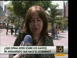 Encuesta a transeúntes donde opinan acerca de la compra de a