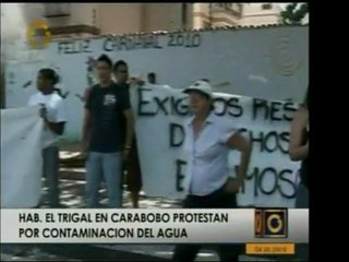 Habitantes de El Trigal, en Carabobo, trancaron la calle har