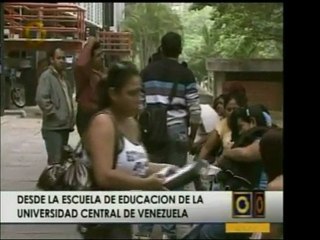 Desde la Escuela de Educación de la UCV estudiantes convocan