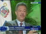 Presidente Leonel Fernández habla sobre la mediación del con