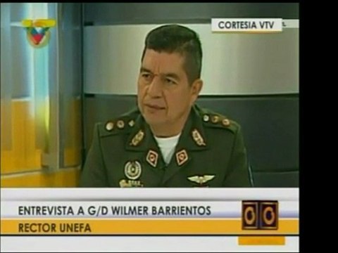 Rector de la Unefa, Wilmer Barrientos, dice que la guerrilla