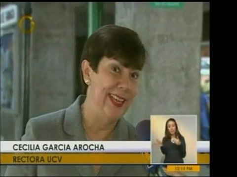 Rectora de la UCV, Cecilia García Arocha, responde a reclamo