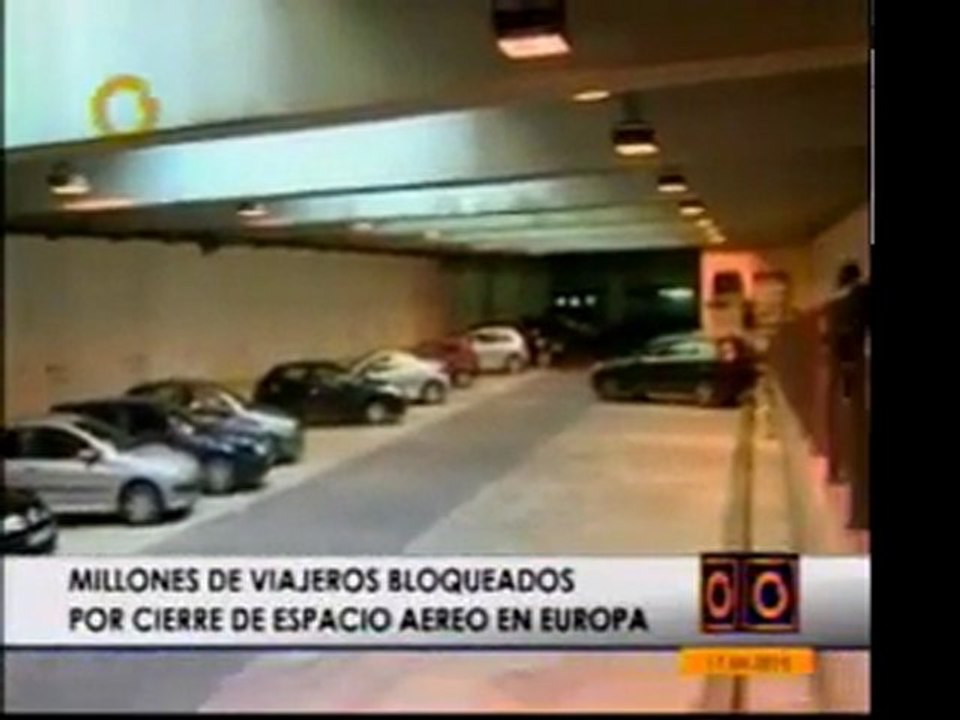 Millones de viajeros bloqueados por cierre de espacio aereo