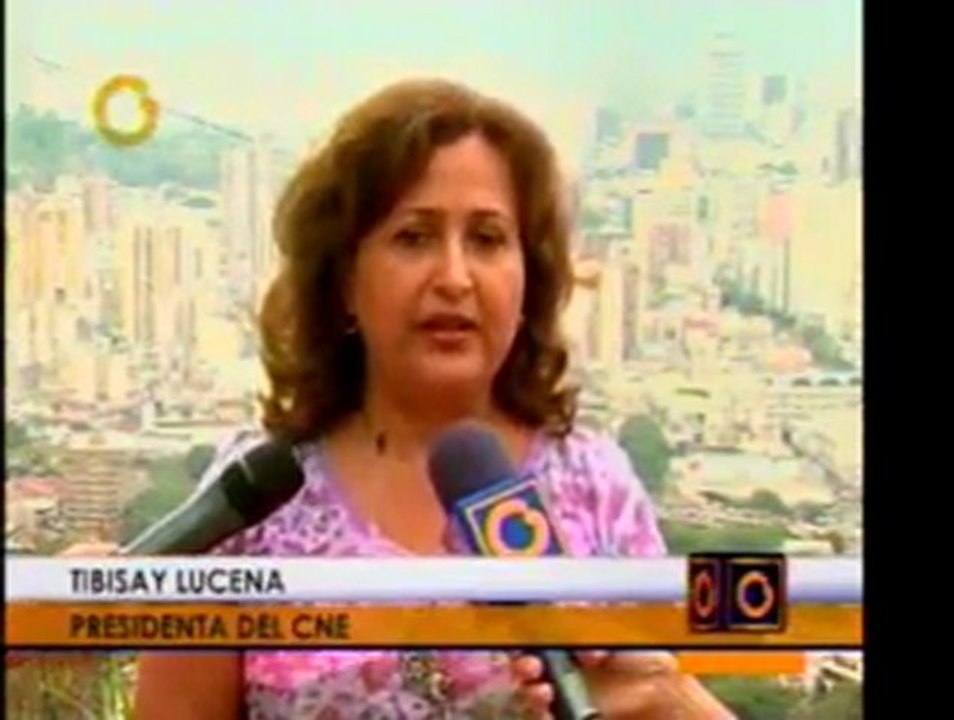 La Presidenta del CNE, Tibisay Lucena, recordó a los nuevos