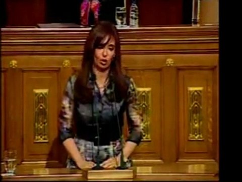 La presidenta de Argentina, Cristina Fernández de Kirchner,