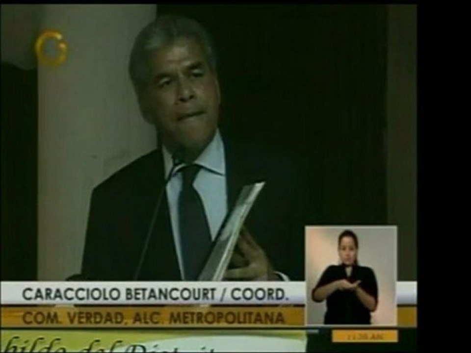 Comisión de la Verdad de la Alc. Metropolitana nuevas presen