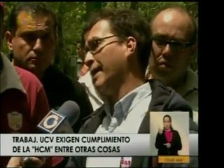 Trabajadores de la UCV dicen que las trabas respecto al HCM