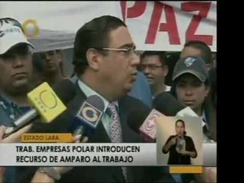 Trabajadores de Empresas Polar introducen recurso de amparo