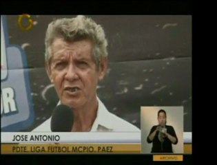 Polar donó equipos para la liga de fútbol menor del municipi