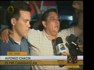 El precandidato ganador en el Zulia, Juan Romero, agradeció