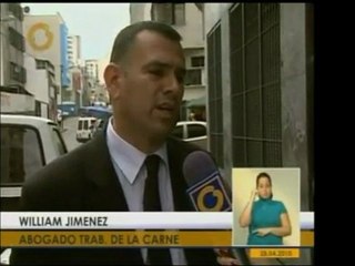 Declaraciones del abogado de los carniceros detenidos ayer p