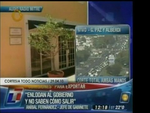 Aníbal Fernández, Jefe de Gabinete de la Casa Rosada, dice q