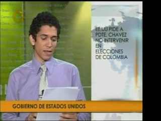 Estados Unidos pide a Venezuela mantenerse al margen de las