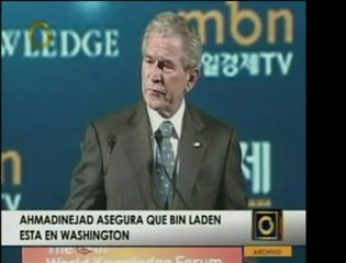 Mandatario iraní Mahmoud Ahmadineyad afirma que Osama Bin La