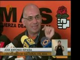 Movimiento al Socialismo, MAS, anuncia que su campaña bander