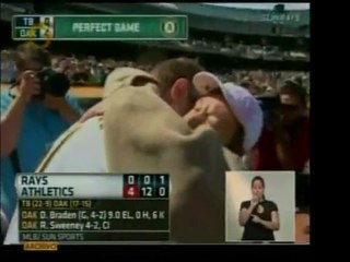 Las Grandes Ligas obtuvieron ayer su juego perfecto número 1