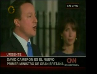 David Cameron es nombrado Primer Ministro de Gran Bretaña po