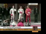Entrevista con Pastor Maldonado acerca de su desempeño en la