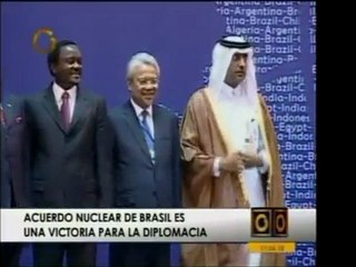 Delegaciones de Brasil, Irán y Turquía se reúnen en Teherán.