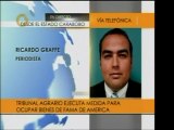 Tribunal agragio de Carabobo toma posesión de los bienes de