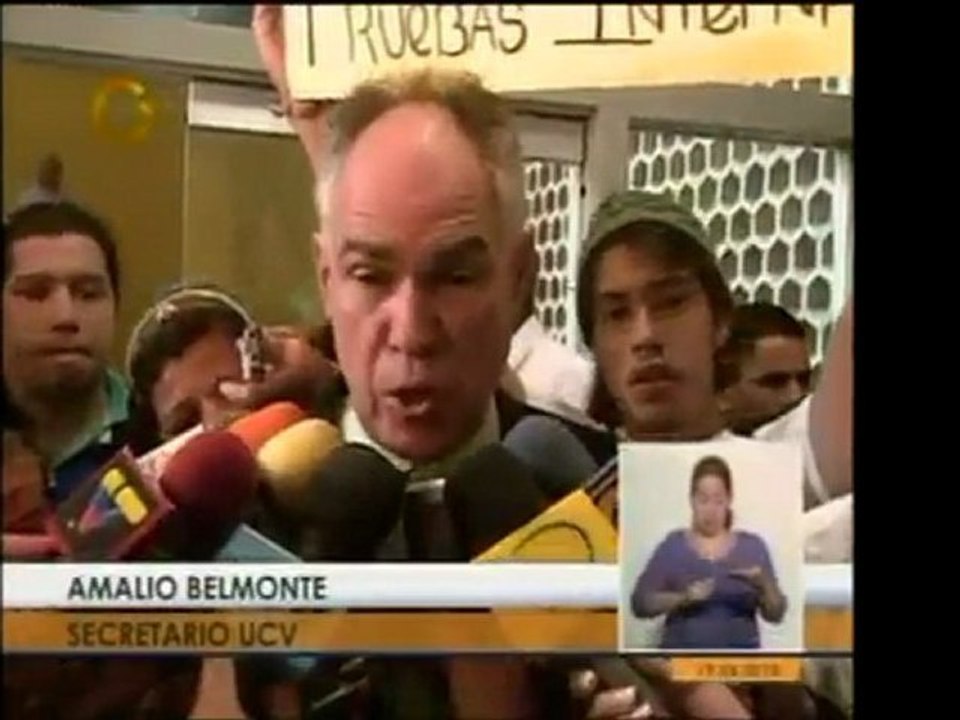 Un grupo de bachilleres que no ingresaron a la UCV quieren d