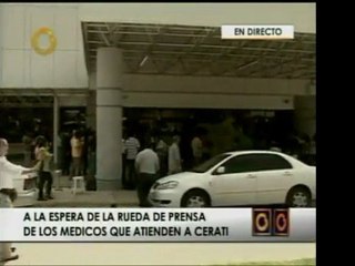 Se espera parte médico de los doctores de atienden a Gustavo