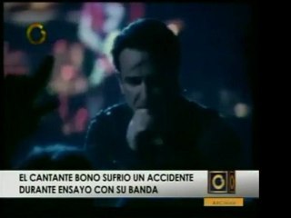 Cantante de U2, Bono, fue operado de emergencia por un accid