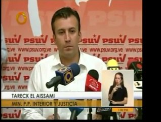Min. Tareck El Aissami, dijo que medidas contra Empresas Pol