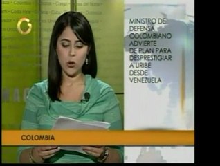 Ministro de Defensa de Colombia acusa al gobierno venezolano